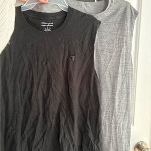 Champion Black and Gray Tank Tops large DSG tank top three tank tops included!